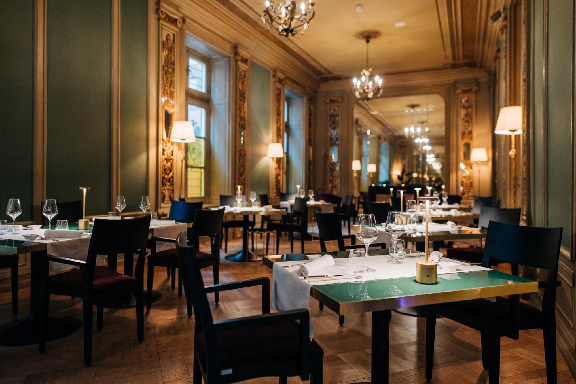 غراند هوتيل إيه ديه بالم باليرمو المظهر الخارجي الصورة Restaurant AOC