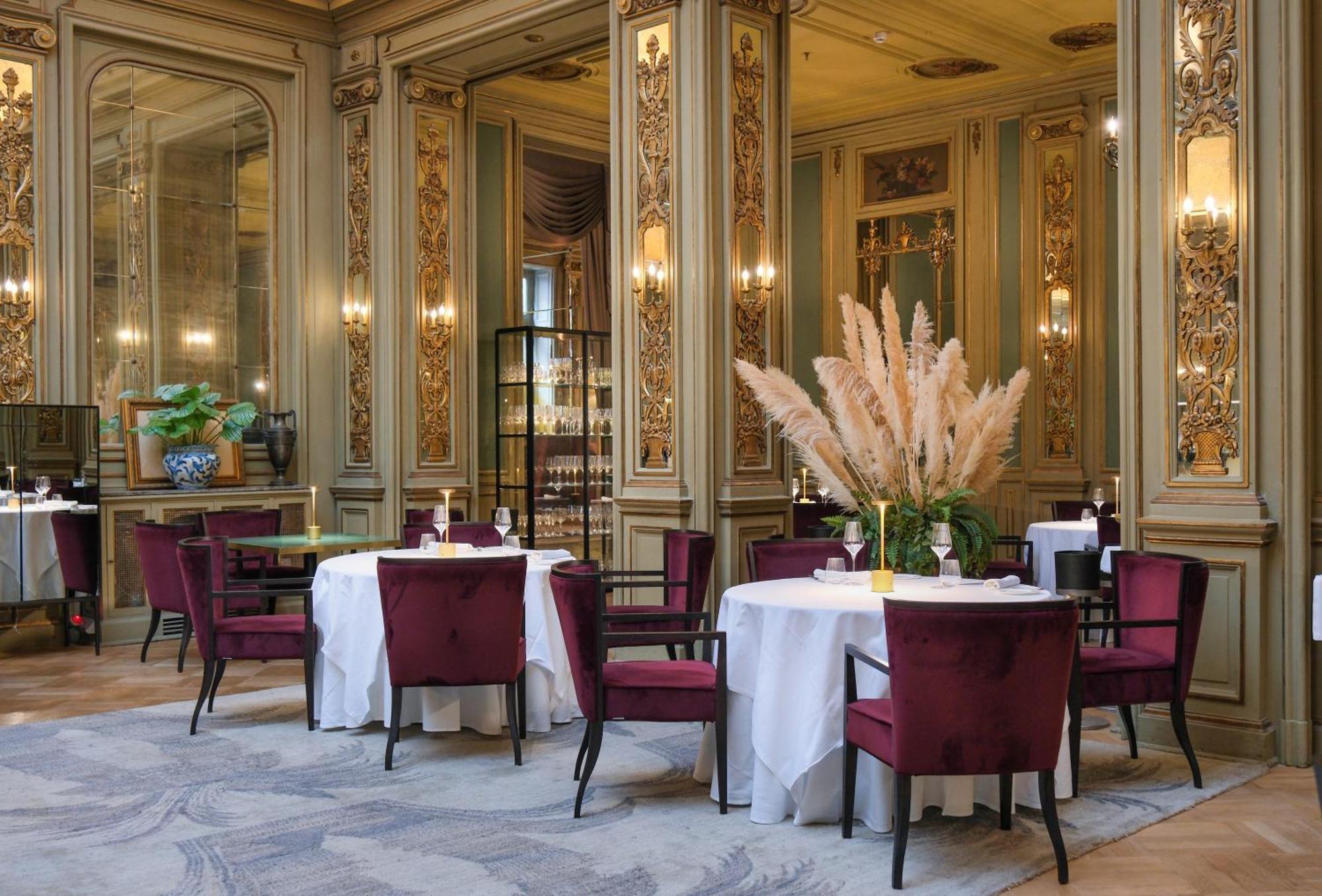 غراند هوتيل إيه ديه بالم باليرمو المظهر الخارجي الصورة Restaurant Le Meurice