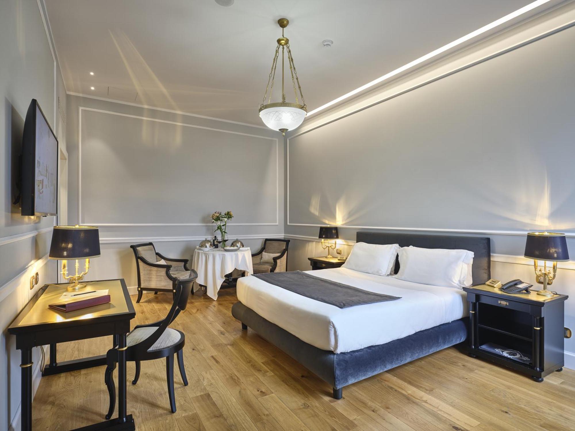 غراند هوتيل إيه ديه بالم باليرمو المظهر الخارجي الصورة A room at the hotel