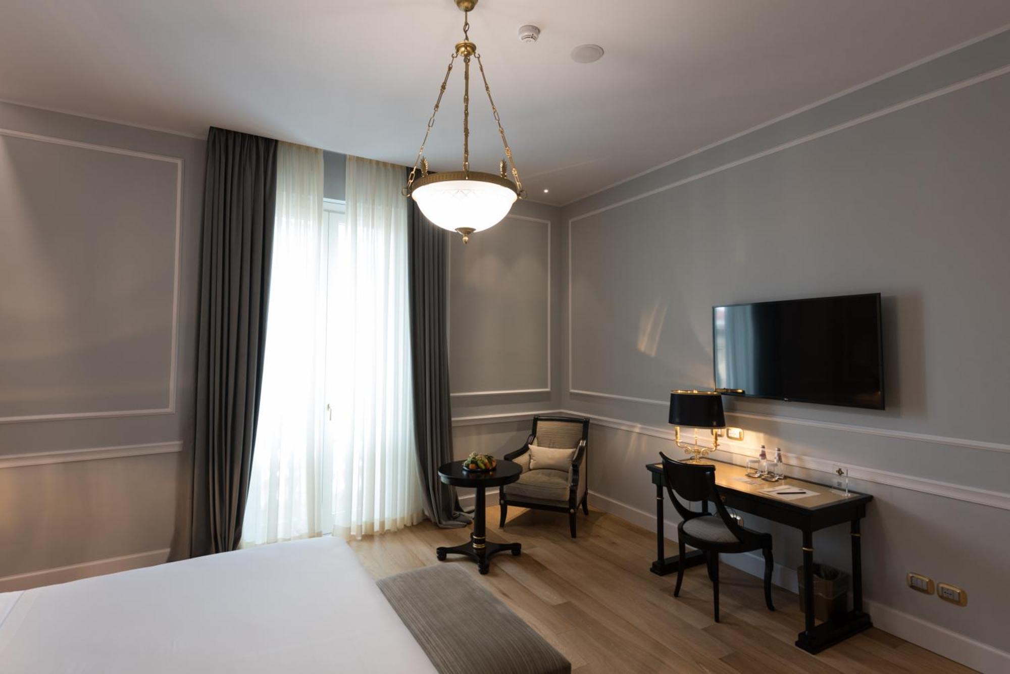 غراند هوتيل إيه ديه بالم باليرمو المظهر الخارجي الصورة A room at the hotel